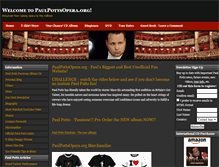 Tablet Screenshot of paulpottsopera.org